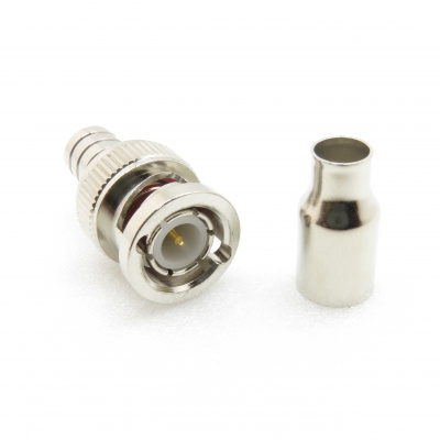 BNC Connector 2 Piece Crimp Plug for RG58