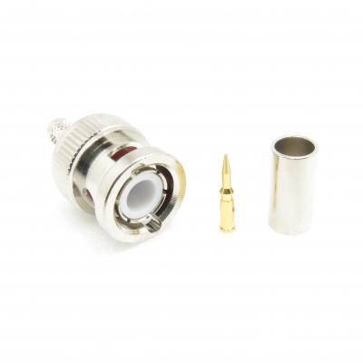 BNC Connector Crimp Plug for RG58 LMR195