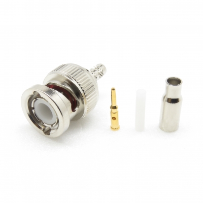 BNC Connector Crimp Plug for RG174 RG316