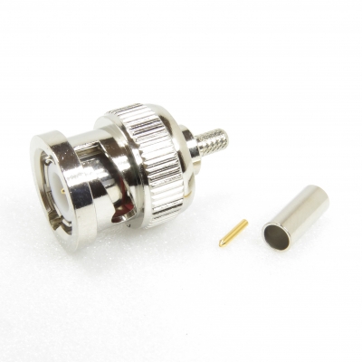 BNC Connector Crimp Plug for RG174 RG316