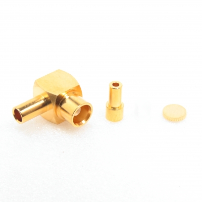 MCX Connector Right Angle Crimp Jack for 1.37mm