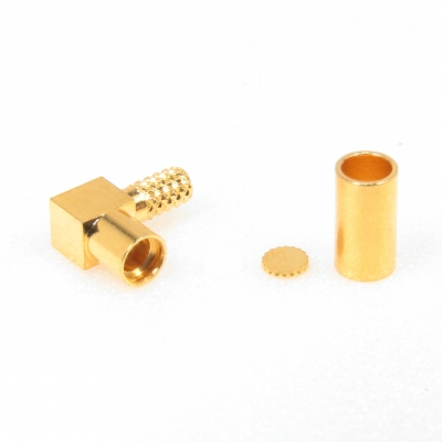 MMCX Connector Right Angle Crimp Jack for RG316