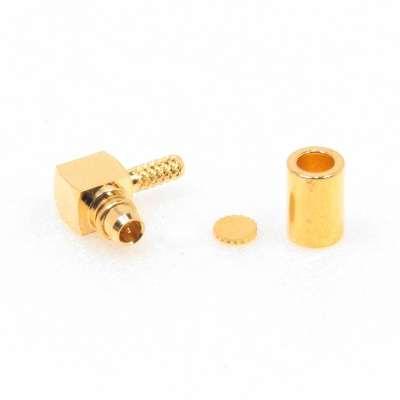 MMCX Connector Right Angle Crimp Plug for RG178