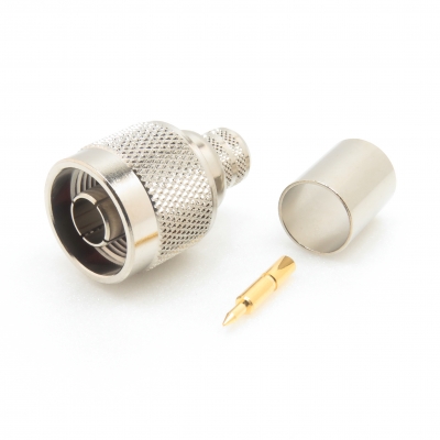 N Connector Crimp Plug for RG214