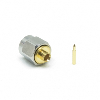 SMA Direct Solder Plug for RG405 .085 SS405
