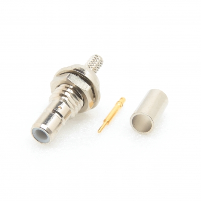 SMB Connector Bulkhead Crimp Jack for RG316